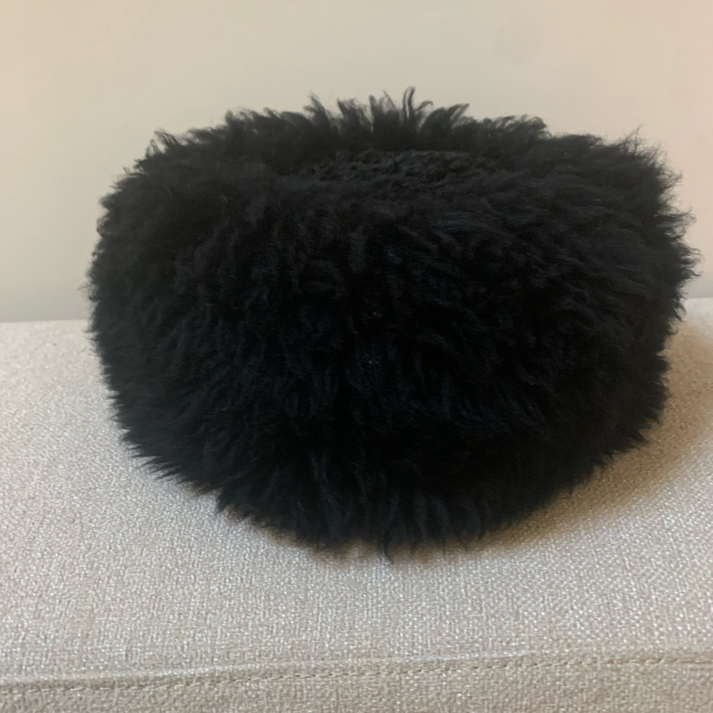 Betmar dyed Tuscan lamb fur hat vintage made in Italy